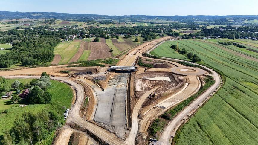 S19 w powiecie krośnieńskim. Co się dzieje na budowie?