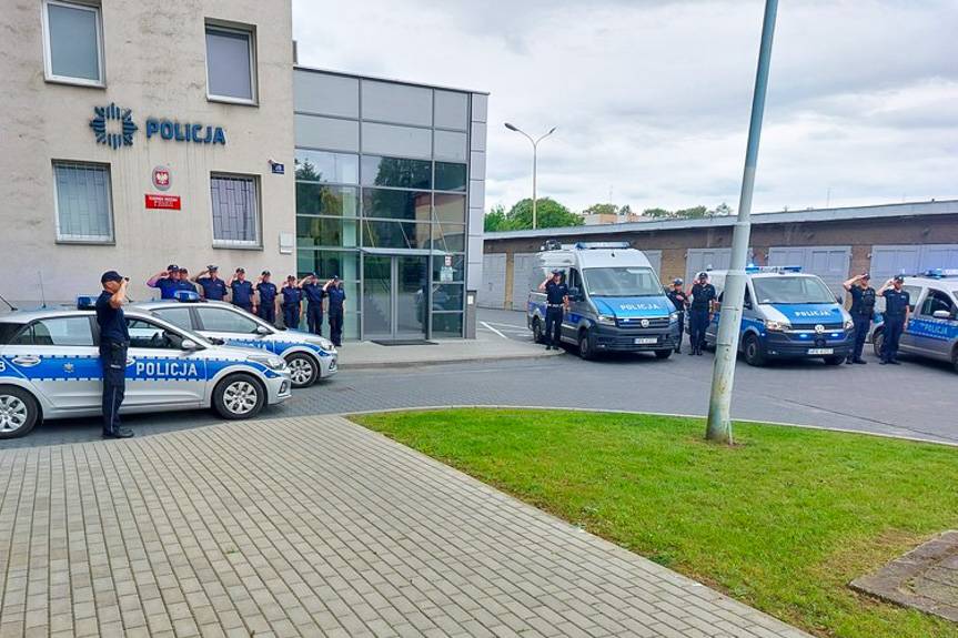 Policjanci oddali hołd tragicznie zmarłemu żołnierzowi