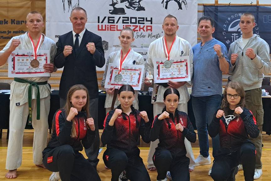 Trzy medale na Mistrzostwach Polski w Wieliczce