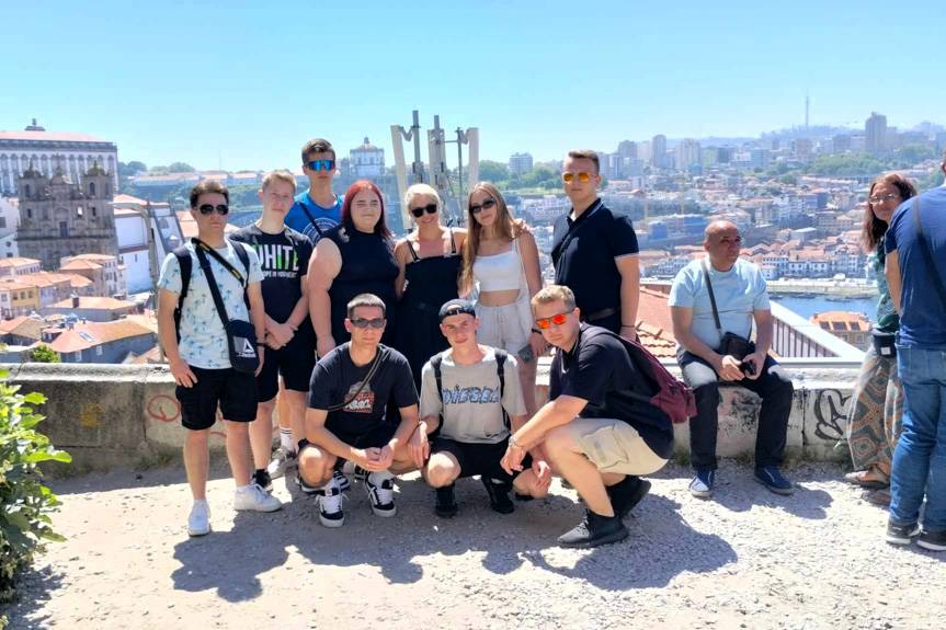 Uczniowie Naftówki z Krosna na praktykach w Portugalii