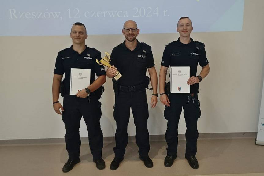 Krośnieński patrol policji trzecim najlepszym w województwie