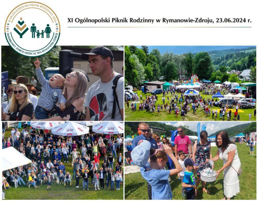 XI Ogólnopolski Piknik Rodzinny w Rymanowie-Zdroju - zaproszenie