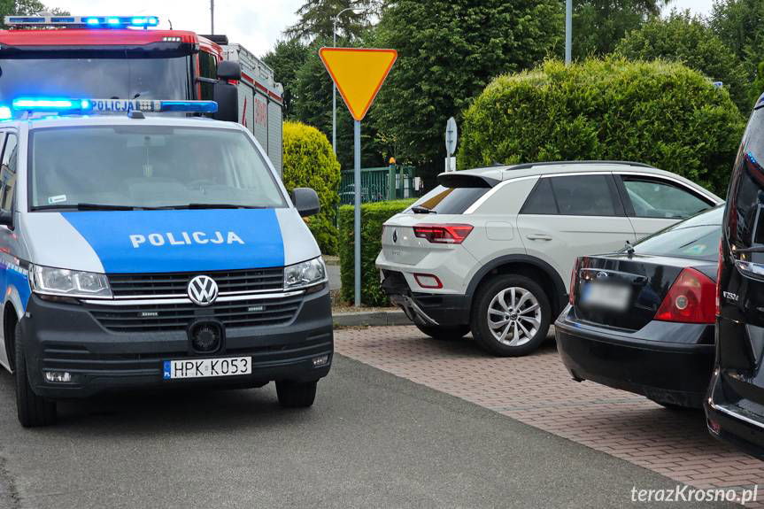 Zderzenie jaguara z volkswagenem