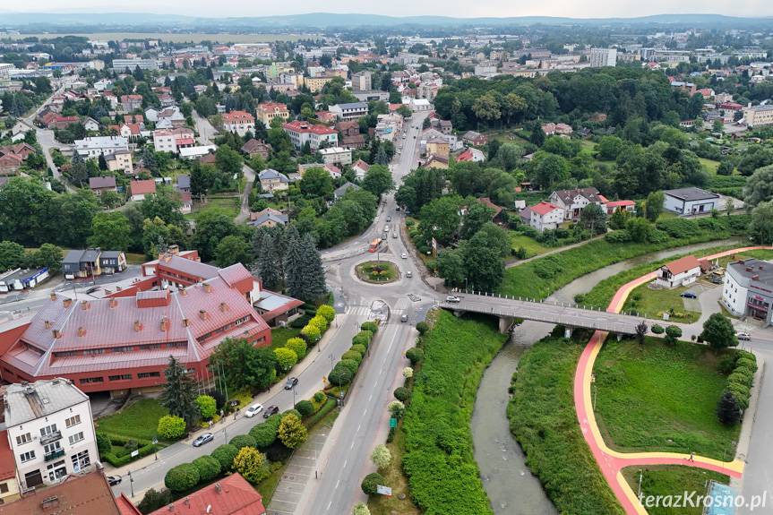Kierowco, zaplanuj trasę na nowo - zamknięcie ronda w Krośnie