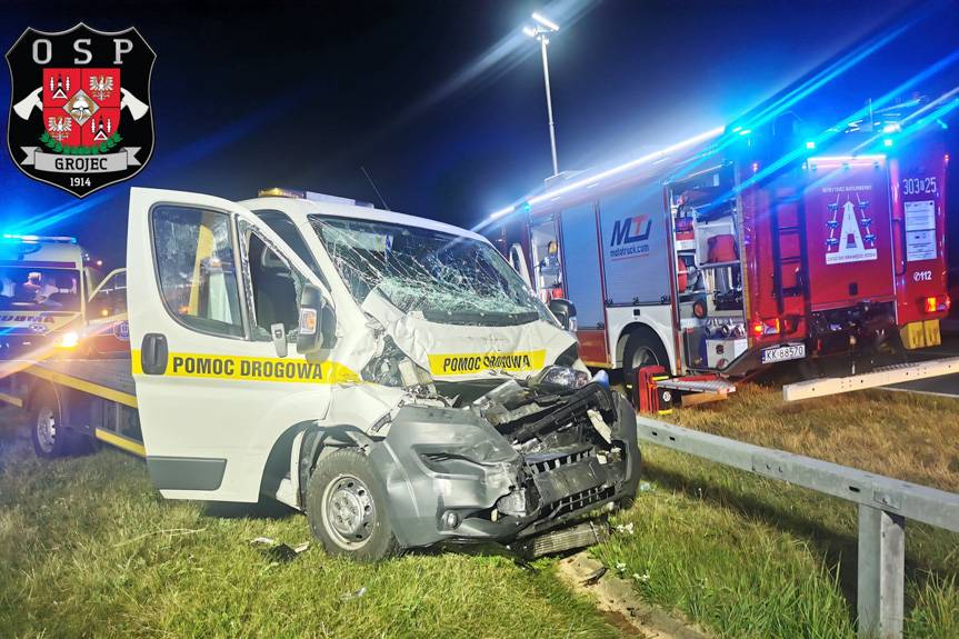 Tragiczny wypadek na A4, nie żyje mieszkaniec Krosna