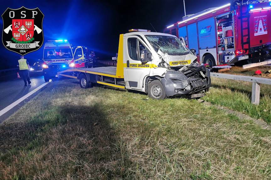 Tragiczny wypadek na A4, nie żyje mieszkaniec Krosna