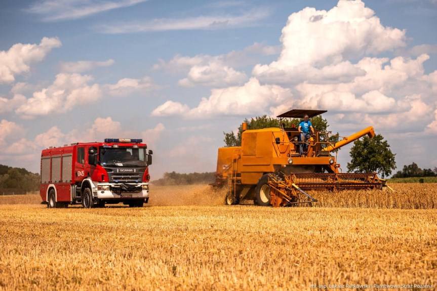 Aby żniwa były bezpieczne. Straż Pożarna przypomina