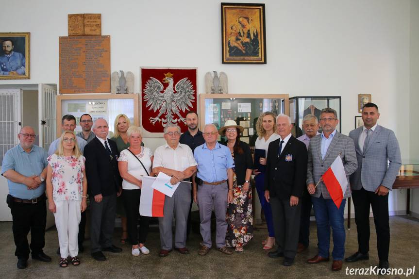 Odrzykoniacy w Błękitnej Armii. Goście z USA z wizytą w Odrzykoniu