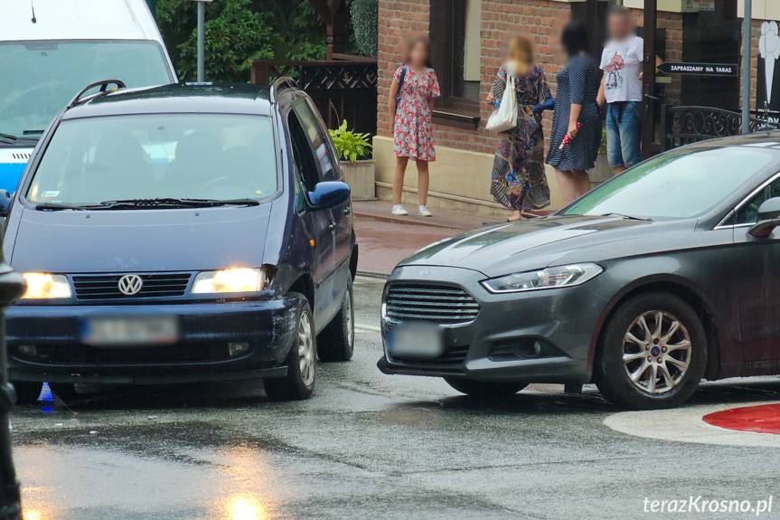 Zderzenie na rondzie