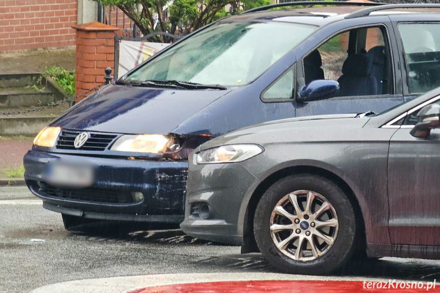 Zderzenie na rondzie