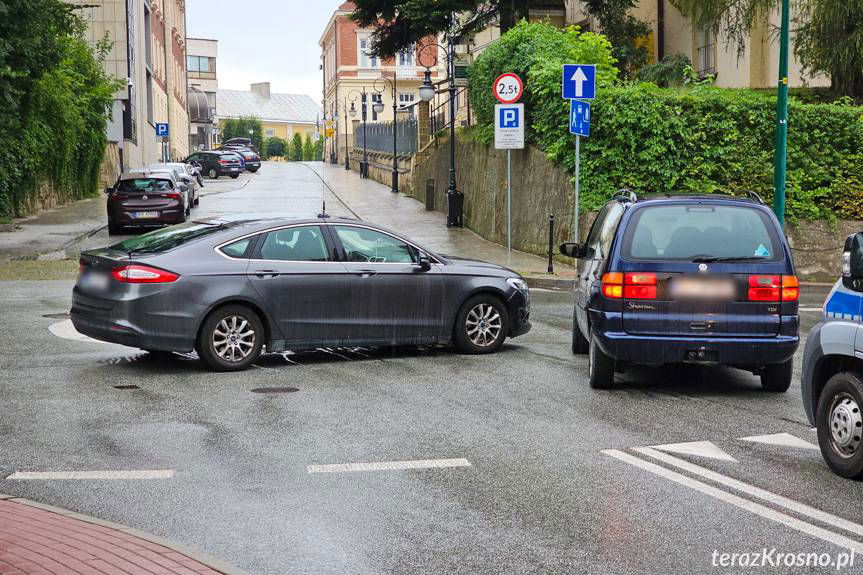 Zderzenie na rondzie