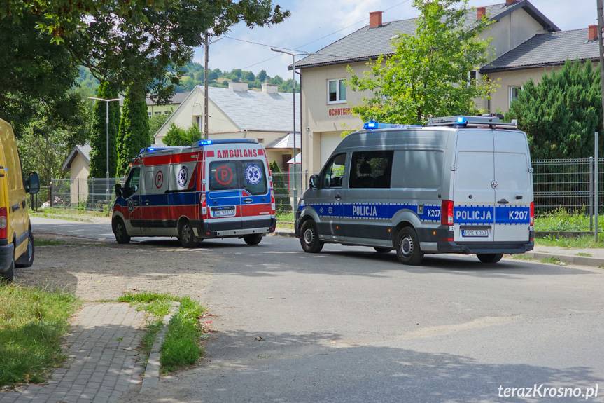 Dukla. Pieszy wszedł prosto przed nadjeżdżający samochód