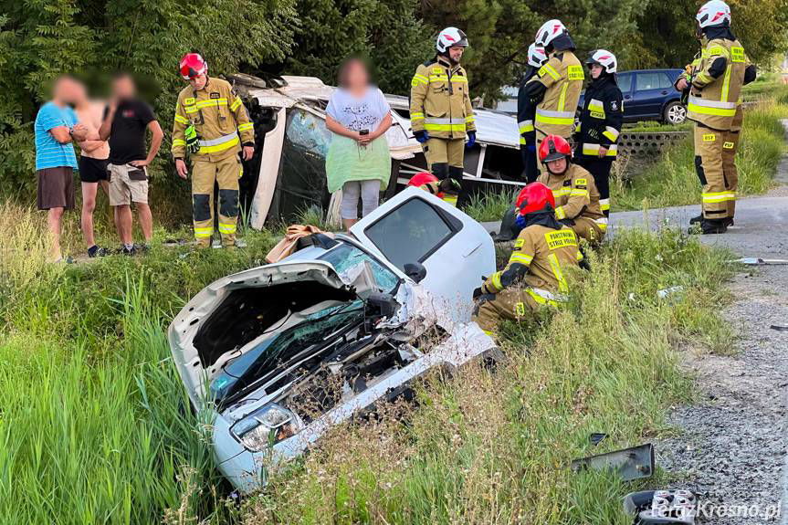 Wypadek w Iwoniczu na DK28