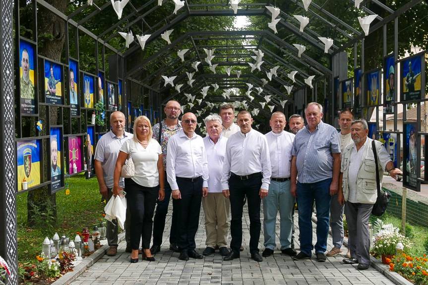 Delegacja z Miejsca Piastowego w Drohobyczu