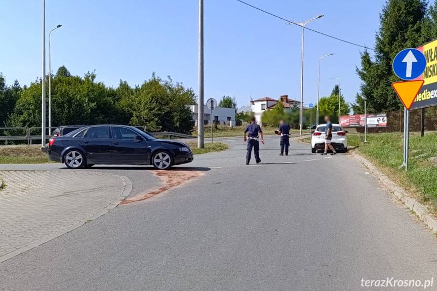 Zderzenie na Bieszczadzkiej. Uszkodzone dwa samochody