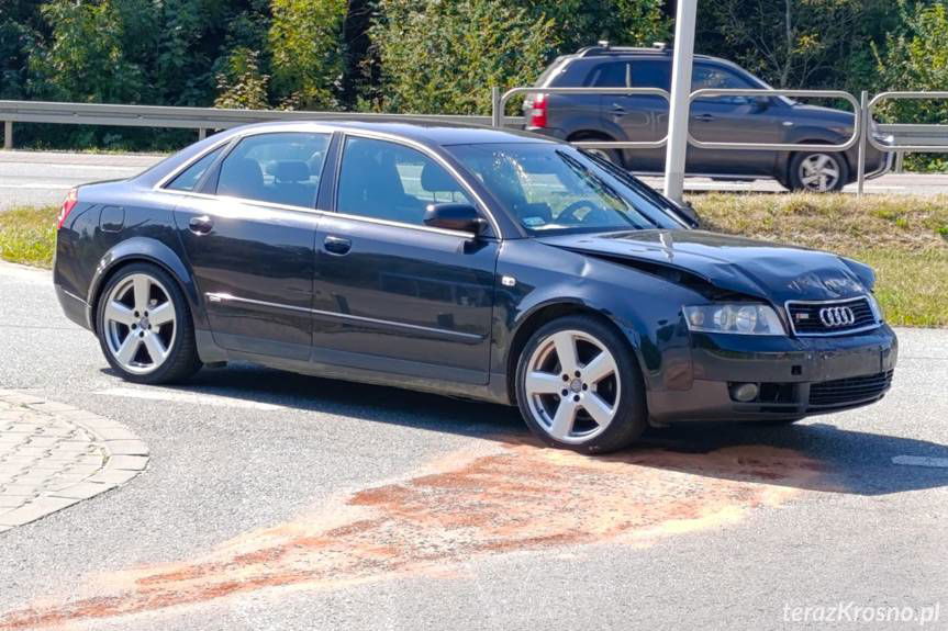 Zderzenie na Bieszczadzkiej. Uszkodzone dwa samochody