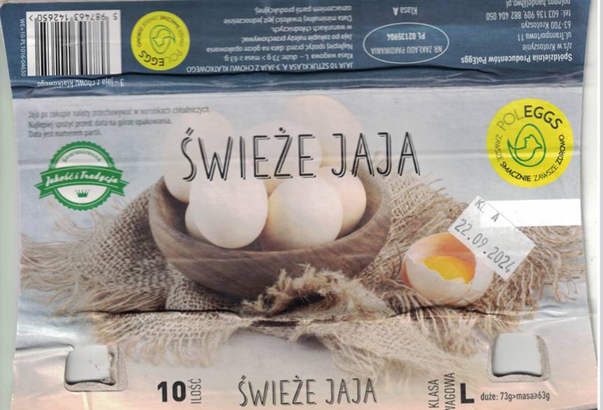 Salmonella w jajach. Ważny komunikat