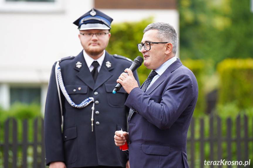 Strażacki patron na nowym posterunku. Pomnik św. Floriana odsłonięty przy OSP Krosno-Polanka