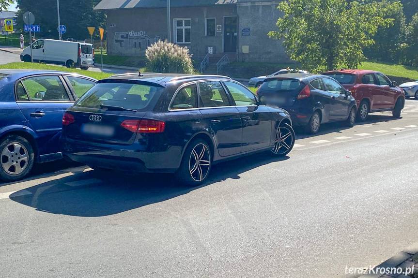 Kolizja na Grodzkiej. Uszkodzone cztery samochody