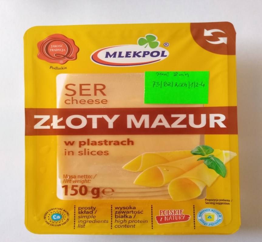 Ważne ostrzeżenie. Salmonella w żółtym serze
