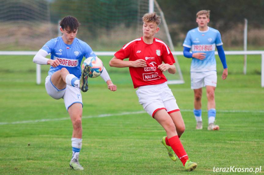 Podwójny klasyczny hat trick Pawła Debinskiego z Beniaminka Profbud Krosno