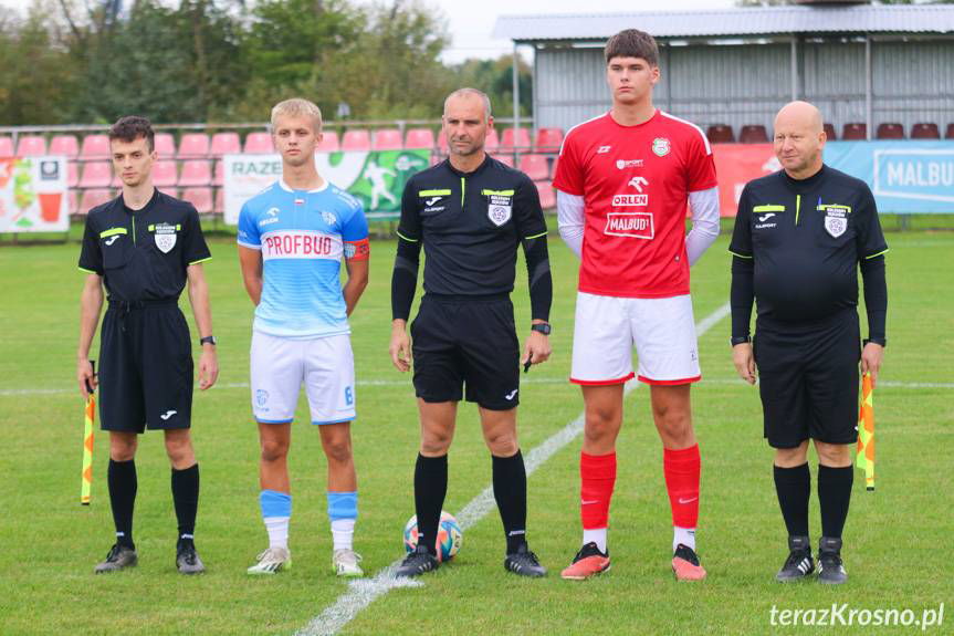 Podwójny klasyczny hat trick Pawła Debinskiego z Beniaminka Profbud Krosno