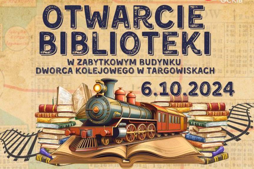 Otwarcie biblioteki w zabytkowym dworcu kolejowym w Targowiskach już w najbliższą niedzielę