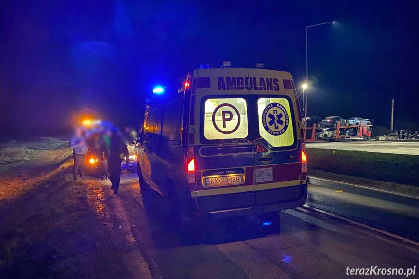 Zderzenie BMW i autokaru