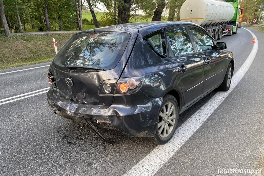 Zderzenie na DK19 w Zboiskach