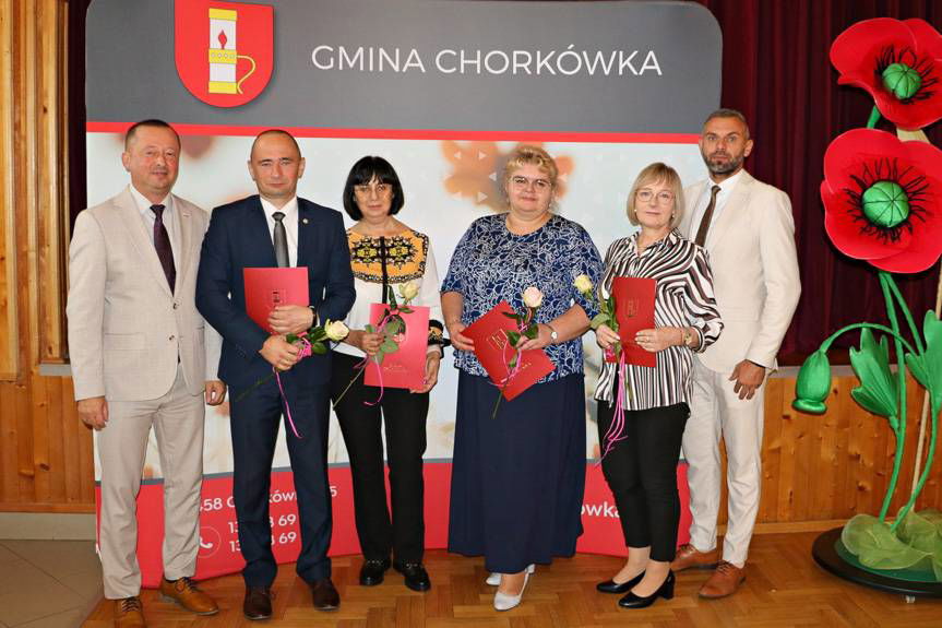 Wójt Gminy Chorkówka nagrodził najlepszych nauczycieli