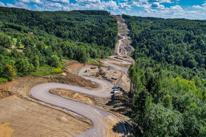 Postęp prac na S19: Od Rzeszowa do Barwinka