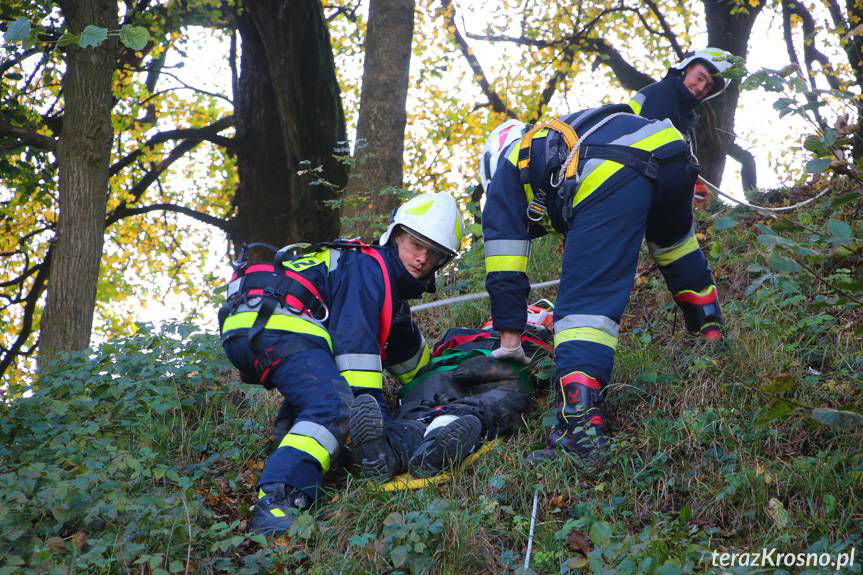 Atak nożownika, wypadek drogowy, upadek z wysokości. Manewry ratownicze Haczów 2024 [ZDJĘCIA]