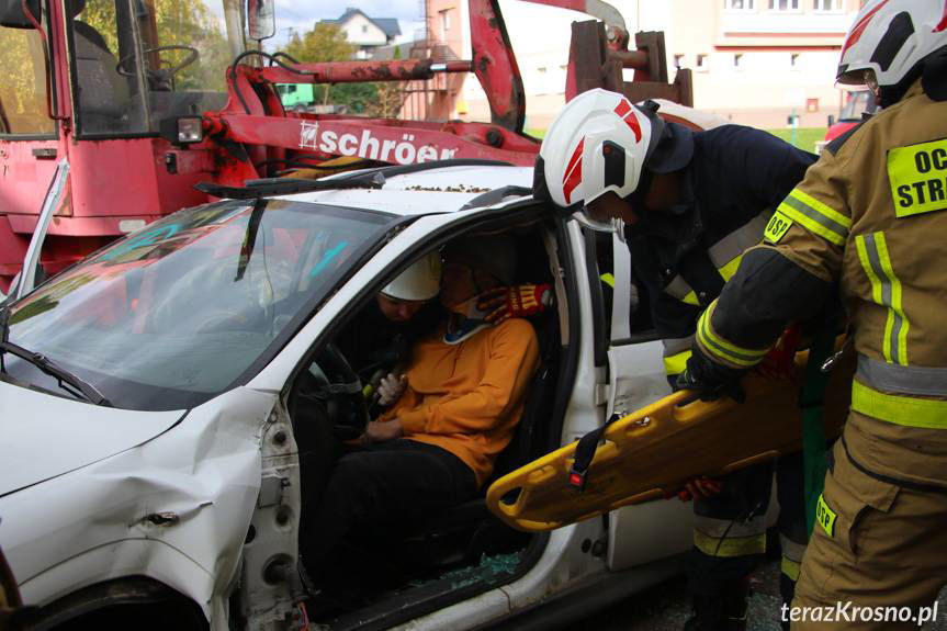 Atak nożownika, wypadek drogowy, upadek z wysokości. Manewry ratownicze Haczów 2024 [ZDJĘCIA]