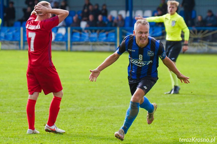 Trzy gole w 20 minut. Nafta Jedlicze wyrwała zwycięstwo Głowience