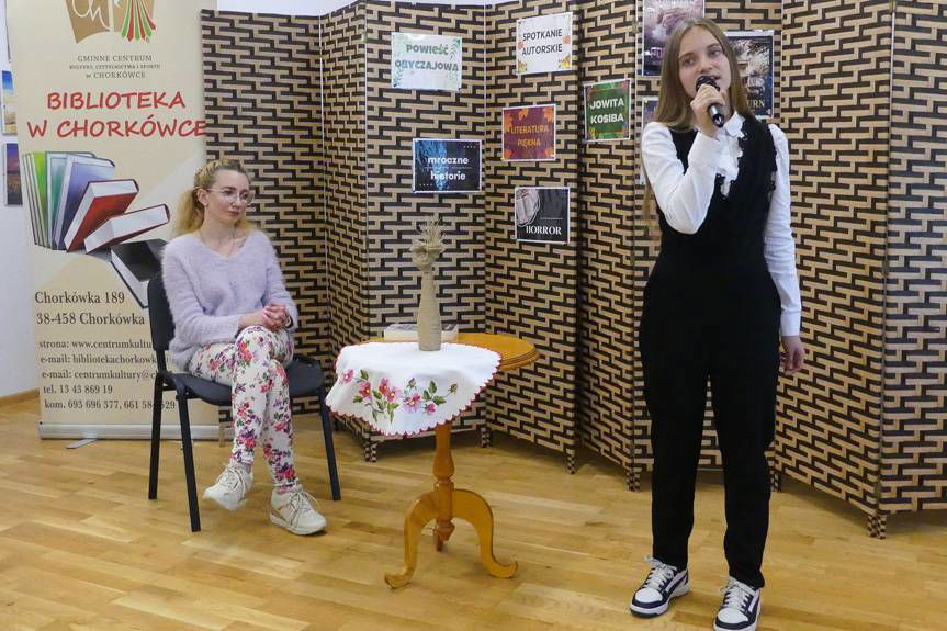 Jowita Kosiba gościem spotkania autorskiego w Chorkówce