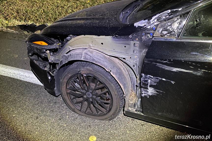 Hyundai z Ukrainy zderzył się z węgierskim DAF-em na DK19