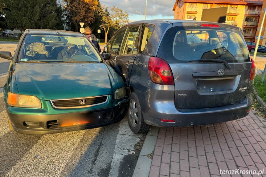 Zderzenie na rondzie