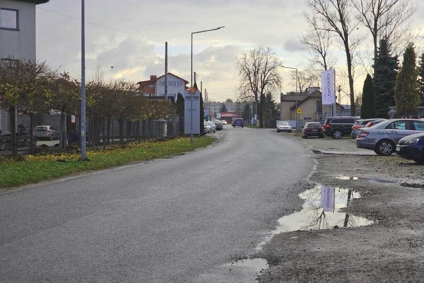 Ulica Mięsowicza zamknięta