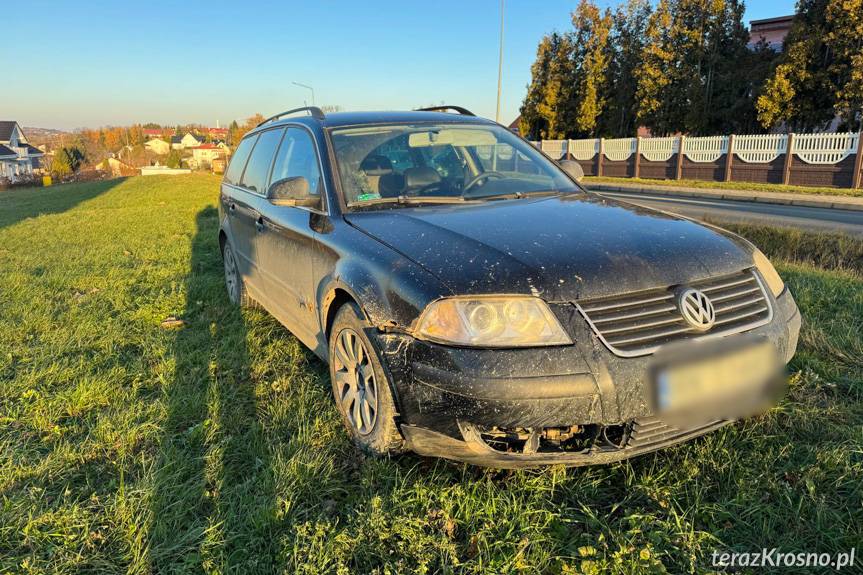 Zderzenie volkswagena z mercedesem