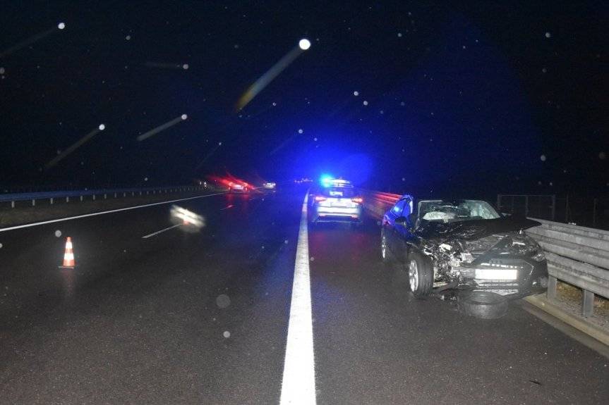Wypadek na autostradzie A4