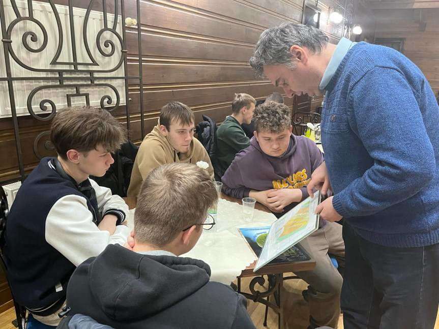 Uczniowie krośnieńskiej Naftówki w Uzdrowisku Rymanów S.A.