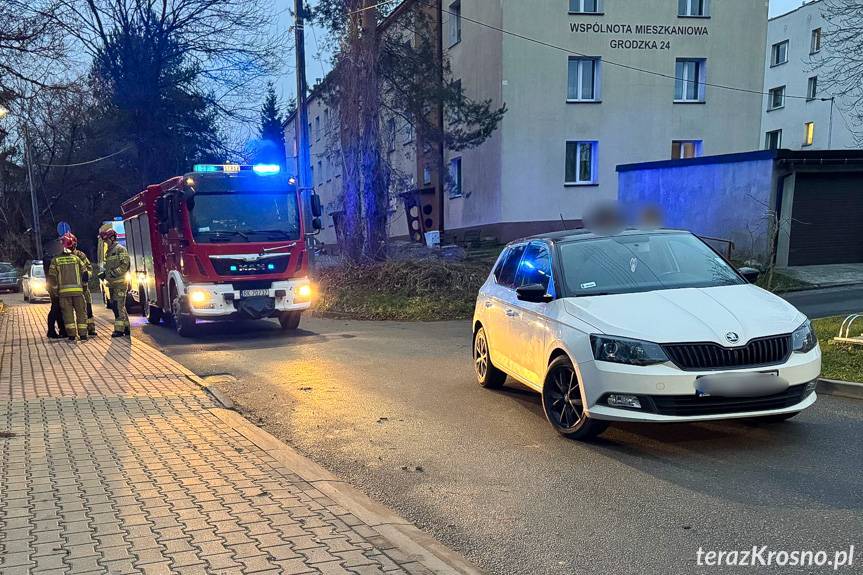 Potrącenie pieszej w Krośnie