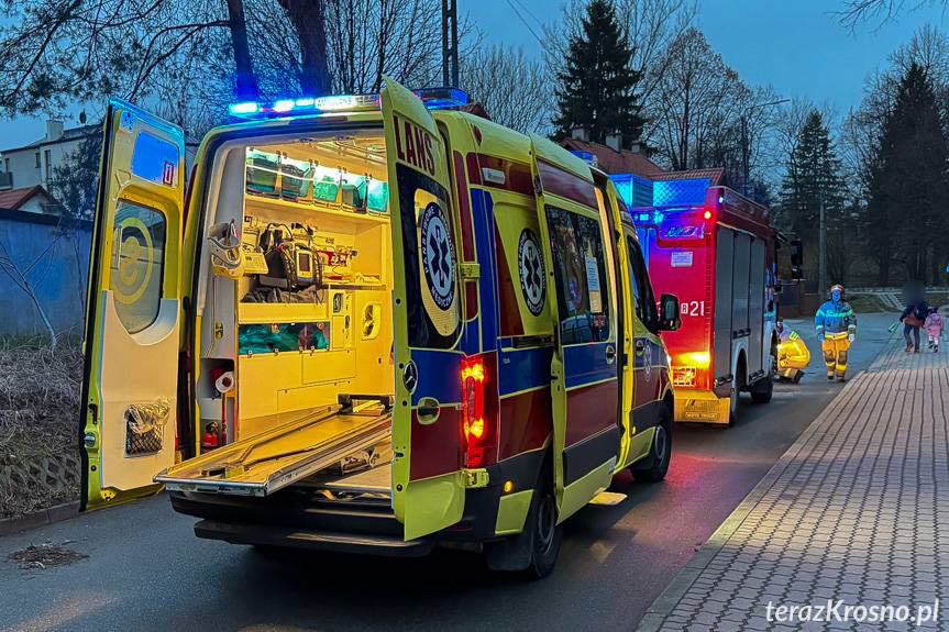 Potrącenie pieszej w Krośnie
