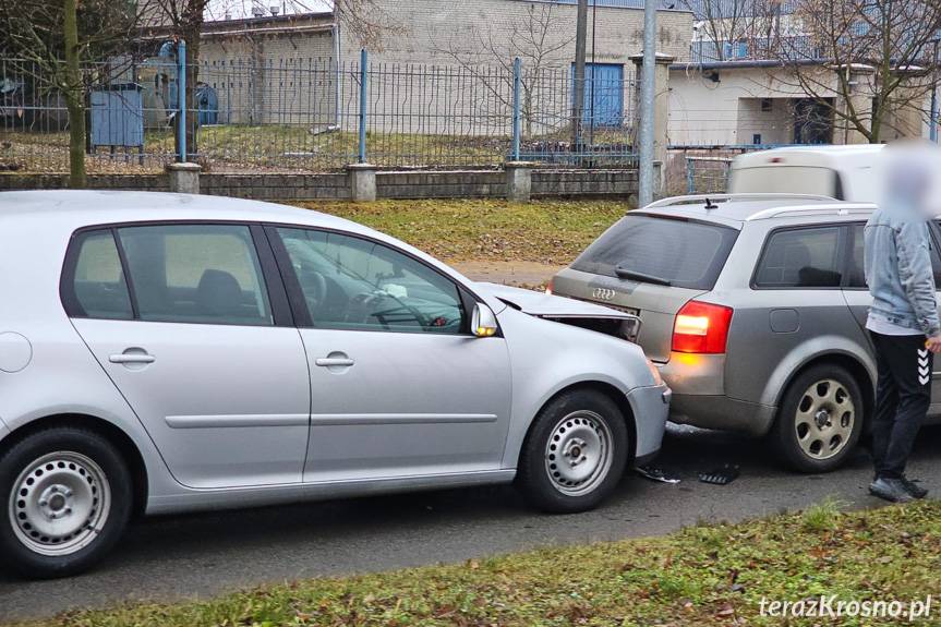 Zderzenie czterech samochodów