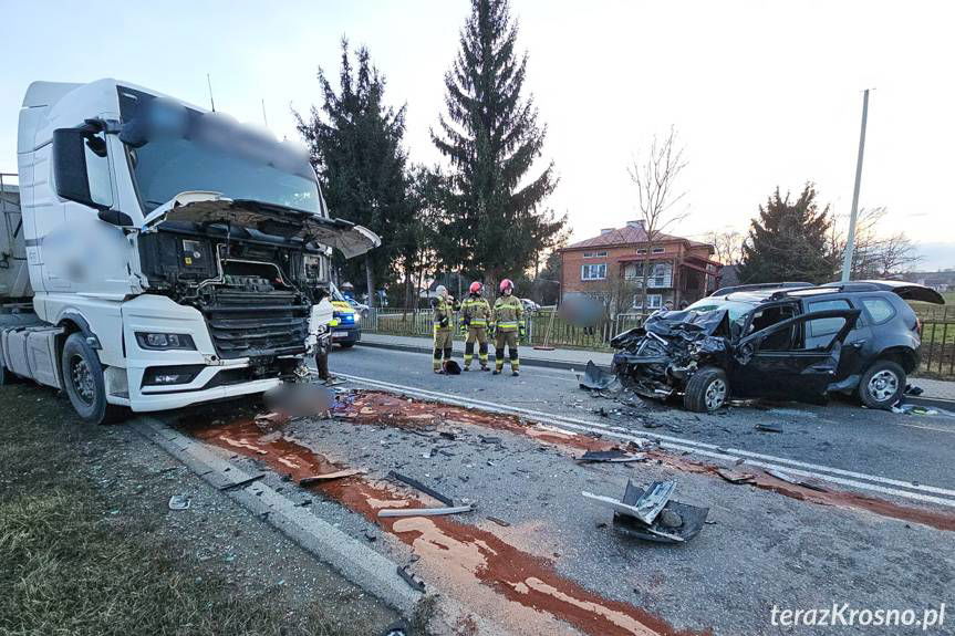Poważny wypadek w Przybówce