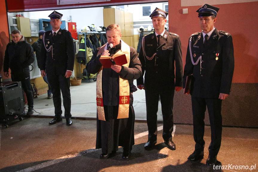 Druhowie z OSP Haczów powitali nowy samochód ratowniczo-gaśniczy [ZDJĘCIA]