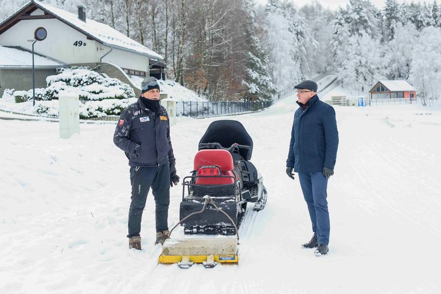 Czarnorzeki na sportowo - otwarto trasy do narciarstwa biegowego