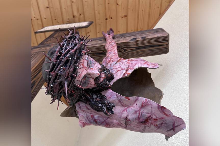 Figura Jezusa zniszczona. Sebastian R. usłyszał zarzuty