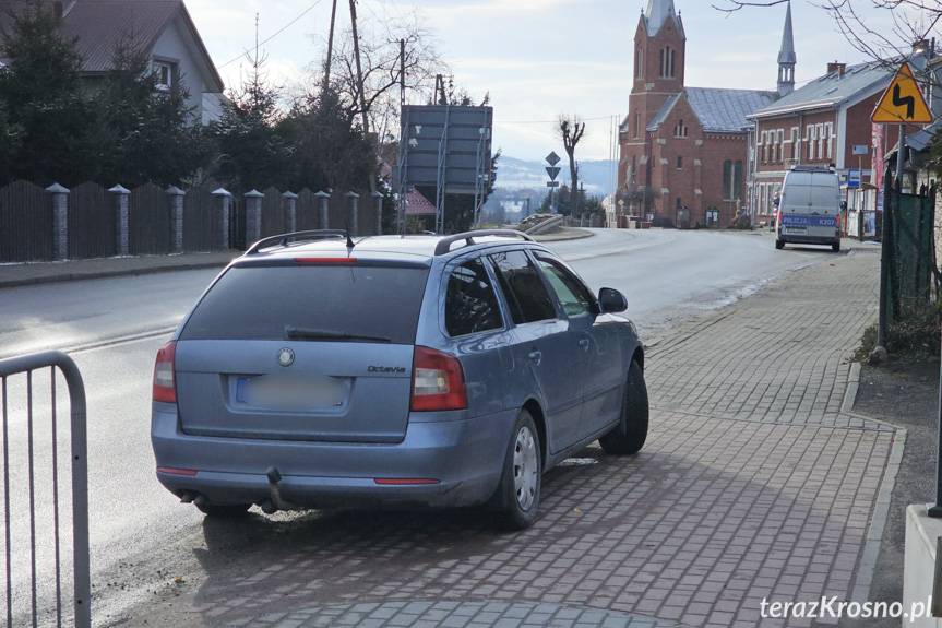 Potrącenie pieszej w Miejscu Piastowym