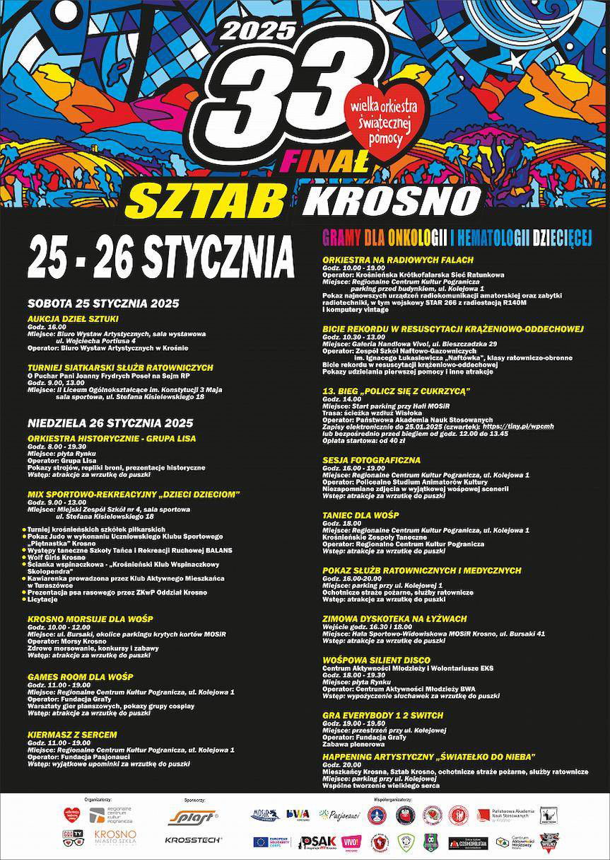 Wielka Orkiestra Świątecznej Pomocy zagra w Krośnie